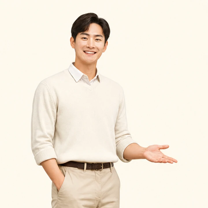신용불량자 모닝 장기렌트카 상담 신청을 안내하는 담당자